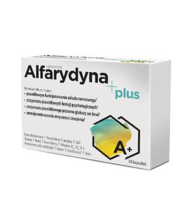 Alfarydyna Plus, kapsułki, 30 sztuk