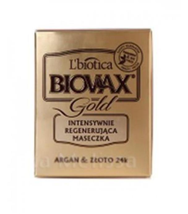 BIOVAX GLAMOUR GOLD Intensywnie regenerująca maseczka do włosów - 125 ml
