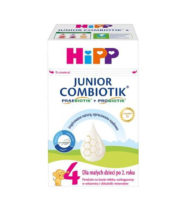 Hipp Junior Combiotik 4 Dla małych dzieci po 2. roku, 550 g, cena, opinie, wskazania