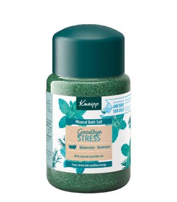 Kneipp Kryształki do kąpieli z soli mineralnej Goodbye Stress Rozmaryn i Mięta, 600 g