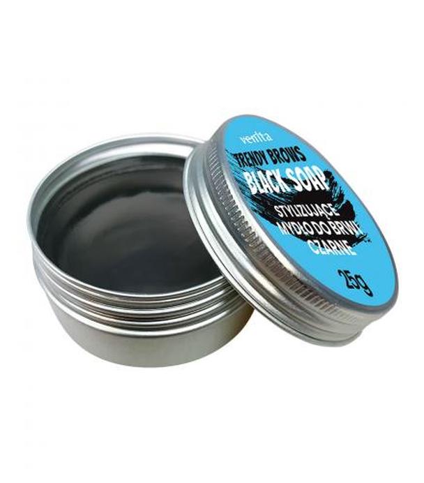Venita Trendy Brows stylizujące mydło do brwi, Czarne, 25 g - ważny do 2025-09-30
