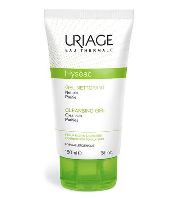URIAGE HYSEAC Żel oczyszczający do twarzy dla cery mieszanej, tłustej i trądzikowej - 150 ml