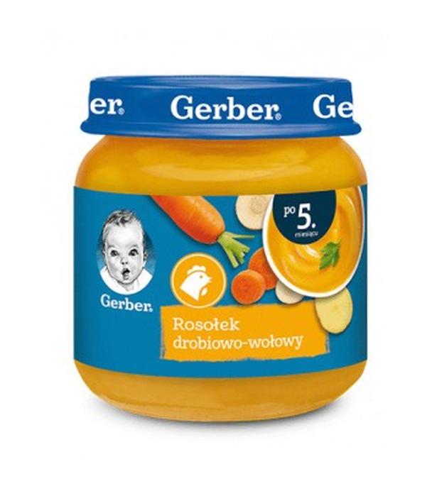GERBER Zupka rosołek drobiowo-wołowy po 5 miesiącu - 125 g