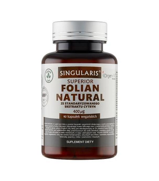 Singularis Superior Folian Organic 400 ug - 90 kapsułek