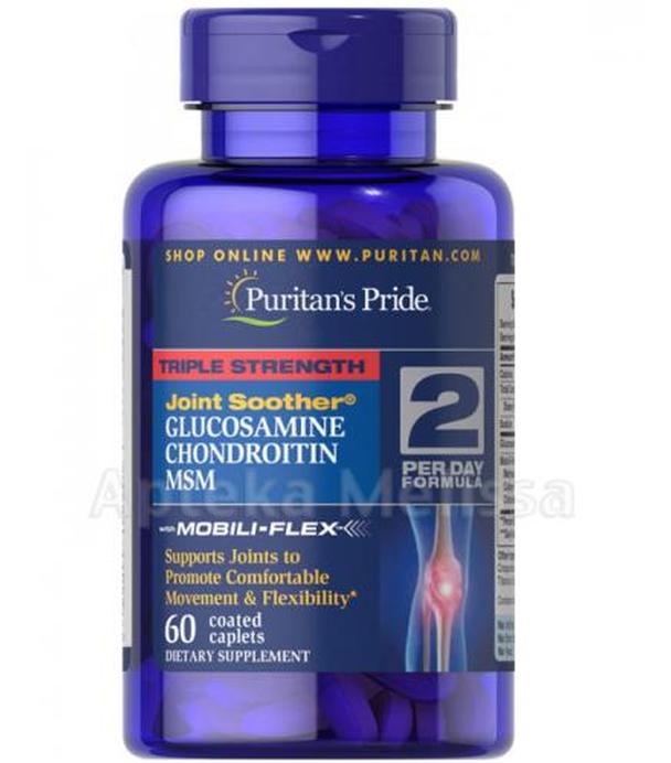 PURITAN'S PRIDE Glukozamina Chondroityna MSM - 60 tabl.