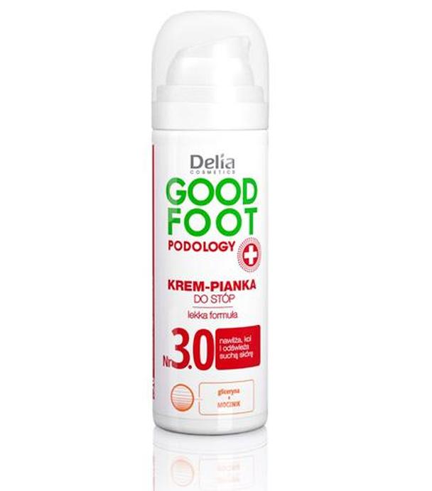 Delia Good Foot Podology 3.0 Krem pianka do stóp - 60 ml Do suchej skóry - cena, opinie, skład
