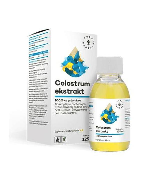Aura Herbals Colostrum ekstrakt - 125 ml Na odporność - cena, opinie, właściwości