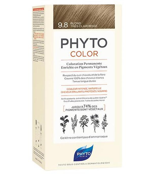 Phyto PhytoColor Farba do włosów 9.8 Very Light Beige Blond - 1 szt. - cena, opinie, wskazania
