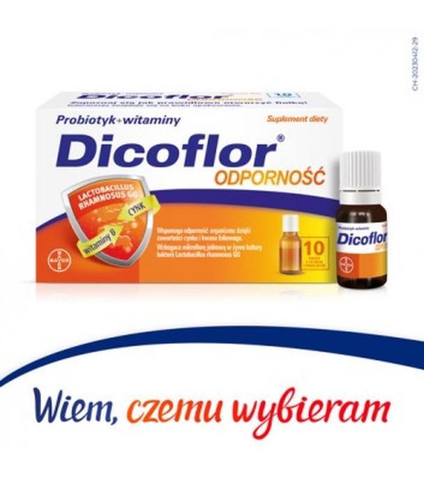 Dicoflor Odporność, 10 fiolek z płynem i proszkiem