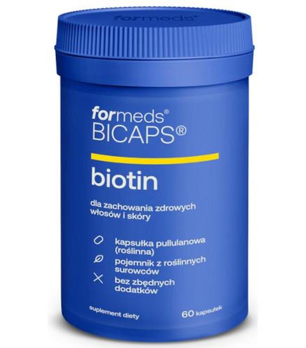 Bicaps Biotin, kapsułki, 60 sztuk