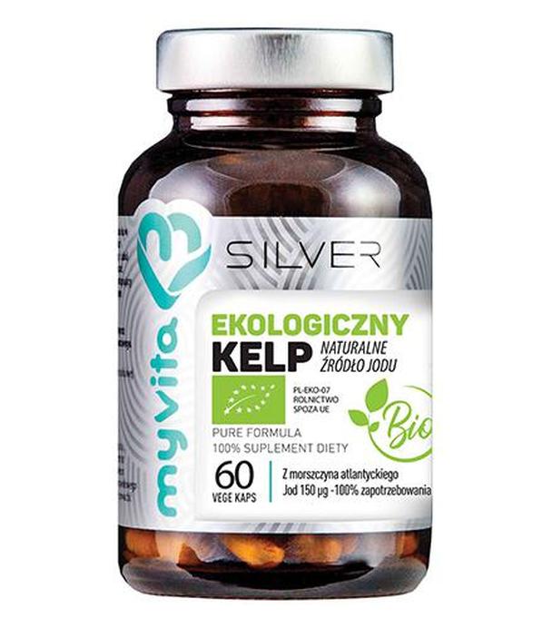 MyVita Silver Pure 100 % Kelp Bio, 60 kaps., cena, opinie, właściwości