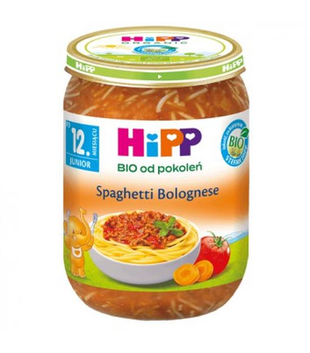 HiPP BIO od pokoleń, Spaghetti Bolognese, po 12. m-cu, 250 g, cena, opinie, składniki