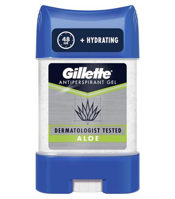 Gillette Antiperspirant Gel Aloe Antyperspirant w żelu dla mężczyzn, 70 ml, cena, opinie, stosowanie