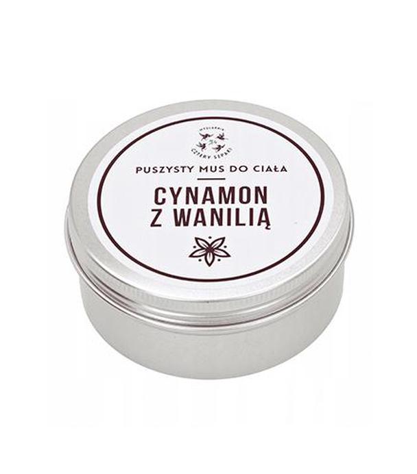 Mydlarnia Cztery Szpaki Puszysty mus do ciała cynamon z wanilią, 150 ml