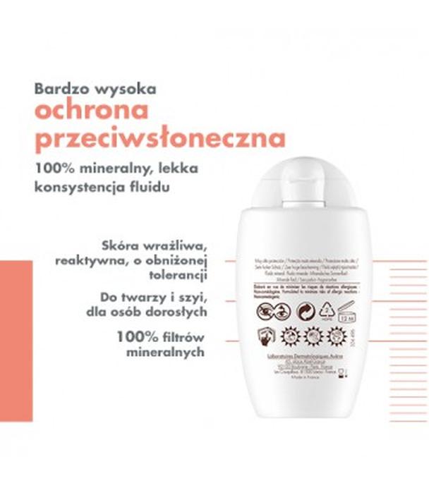 Avene Bardzo Wysoka Ochrona Słoneczna Fluid mineralny SPF 50+, 40 ml