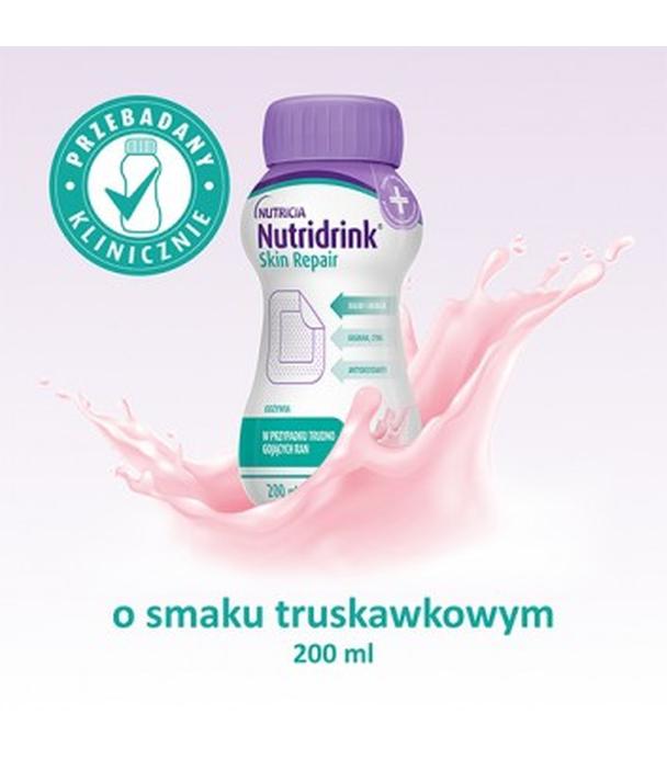 Nutridrink Skin Repair, napój o smaku truskawkowym, 4 x 200 ml - ważny do 2025-08-07