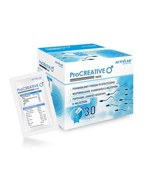 ActivLab Pharma ProCreative Man  - 30 sasz. - cena, opinie, właściwości