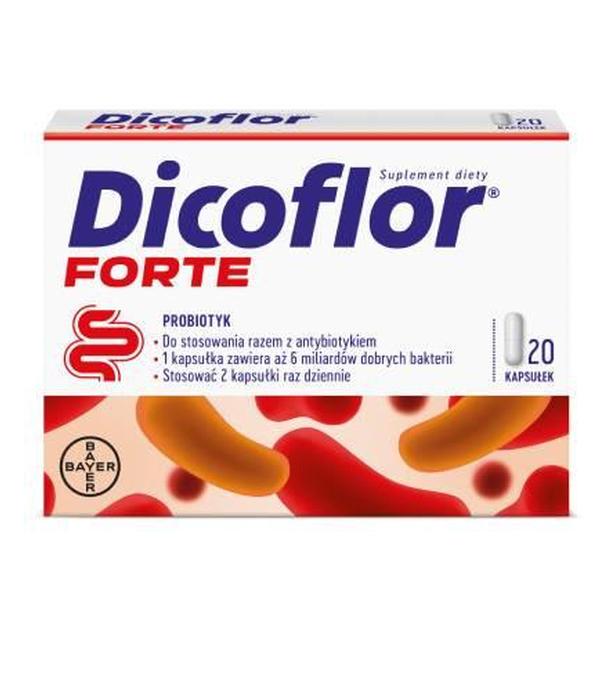 Dicoflor Forte, kapsułki, 20 sztuk