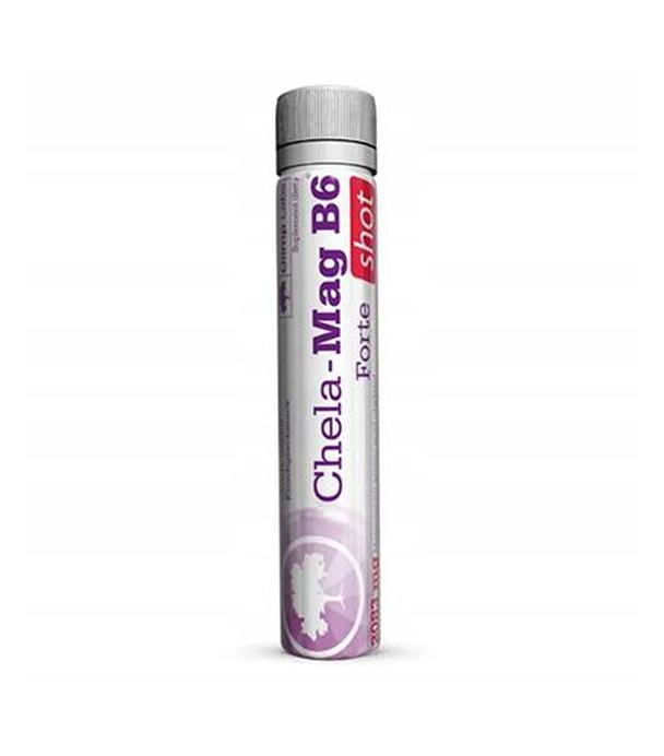 Olimp Chela-Mag B6 Forte Shot o smaku wiśniowym szklana butelka, 25 ml