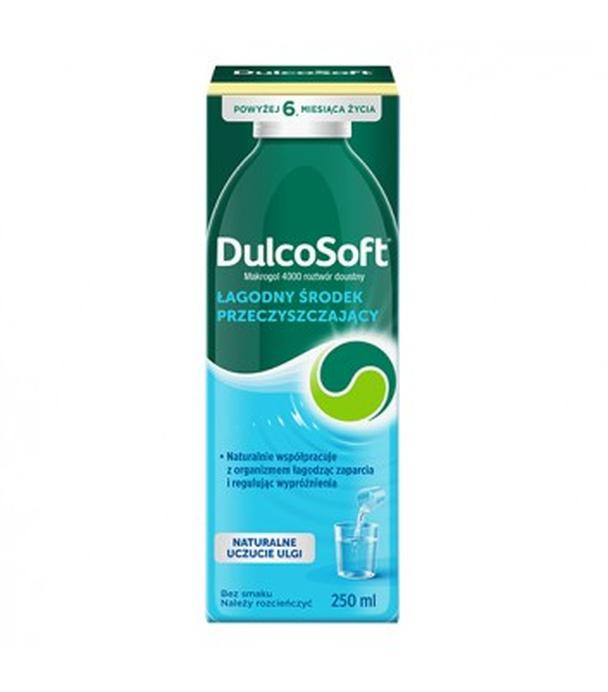 DULCOSOFT Roztwór Doustny, 250 ml. Sposób na zaparcia, cena, wskazania, właściwości