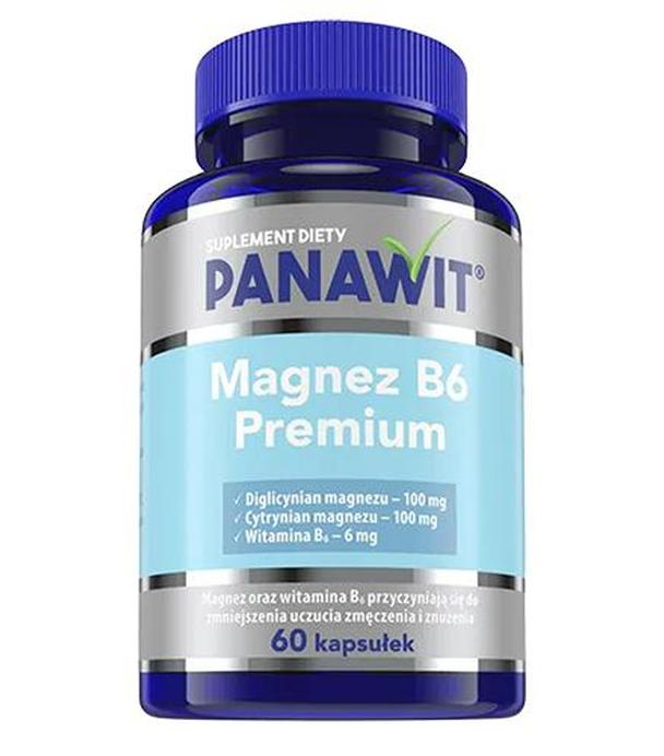 PANAWIT Magnez B6 premium 60 kapsułek