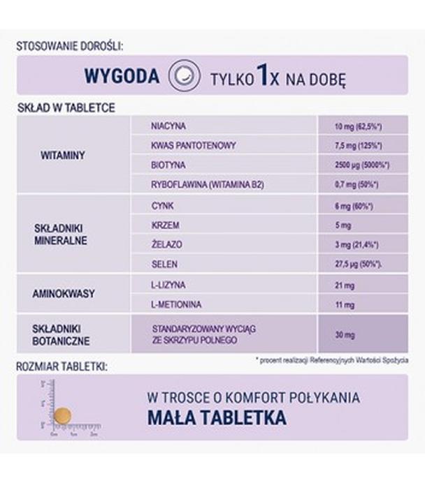 Naturell Kompleks Włosy Skóra Paznokcie, 120 tabletek