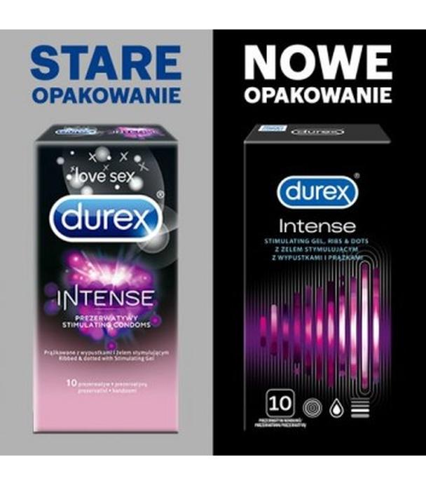 DUREX INTENSE Prezerwatywy - 10 szt. - cena, opinie, właściwości