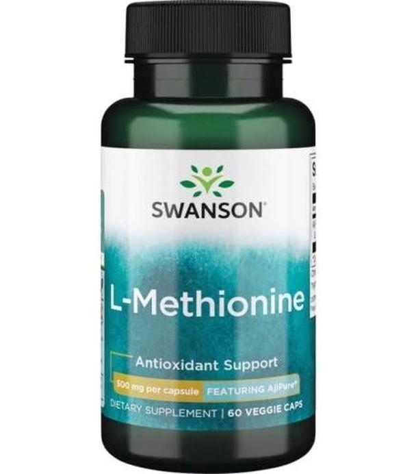SWANSON AjiPure L-Metionina 500 mg - 60 kaps.