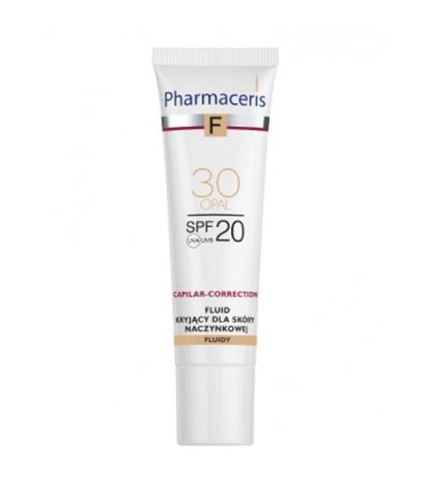 Pharmaceris F Capilar-Correction 30 Opal, fluid kryjący SPF20 dla skóry naczynkowej, 30 ml