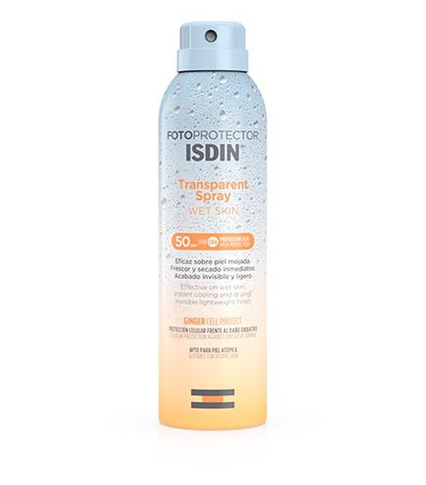 Fotoprotector Isdin Transparentny spray ochronny SPF 50 - 250 ml - cena, opinie, wskazania