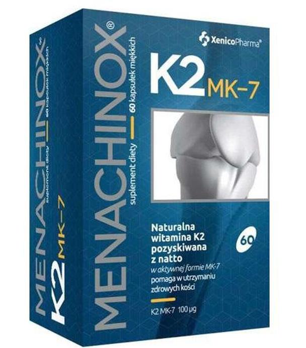 MENACHINOX K2 MK-7 - 60 kaps. Wspiera zdrowie kości.