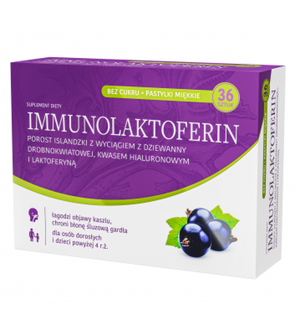 Immunolaktoferin, 36 pastylek