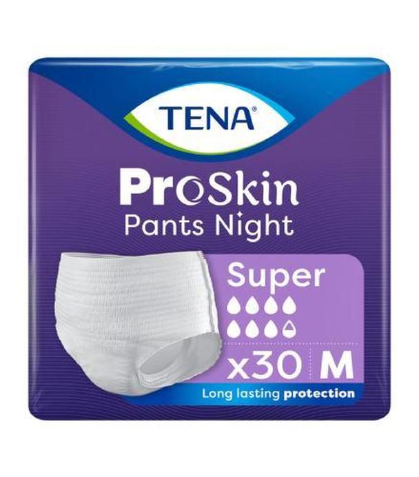 Tena Pants ProSkin Majtki chłonne super night M, 30 sztuk