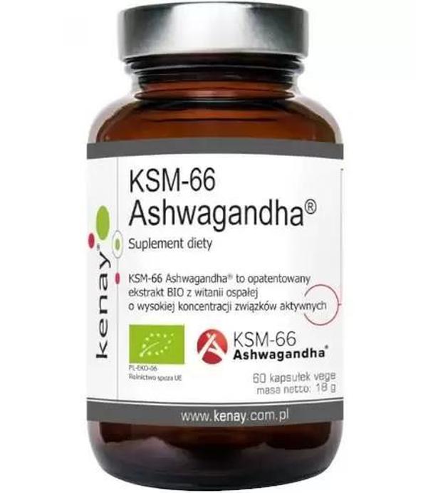Kenay, KSM-66 Ashwagandha, kapsułki, 60 sztuk