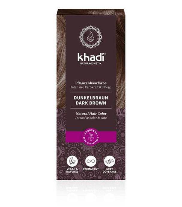 Khadi Henna ciemny brąz - 100 g - cena, opinie, stosowanie