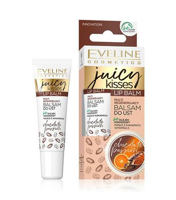 Eveline Cosmetics Juicy Kisses Multi regenerujący balsam do ust Chocolate passion - 12 ml - cena, opinie, właściwości