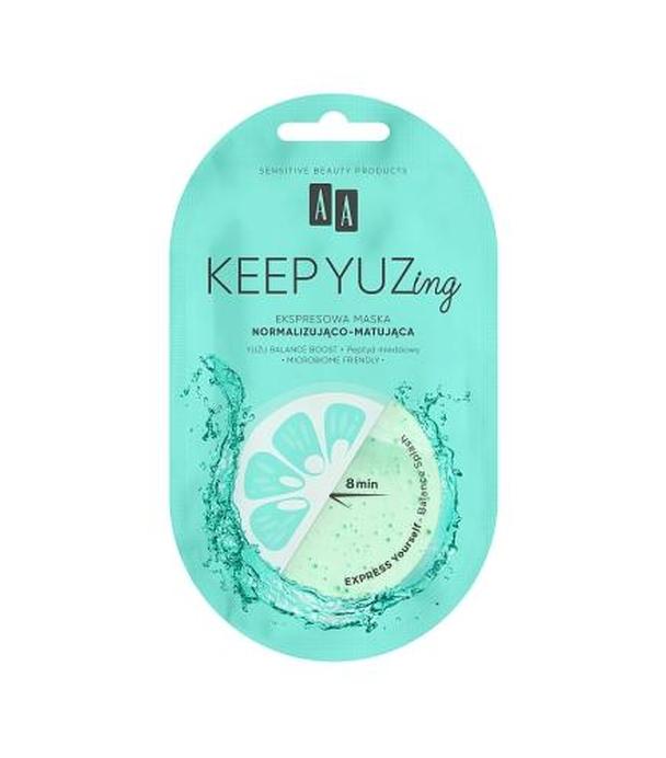 AA Keep Yuzing Ekspresowa maska normalizująco-matująca, 7 ml