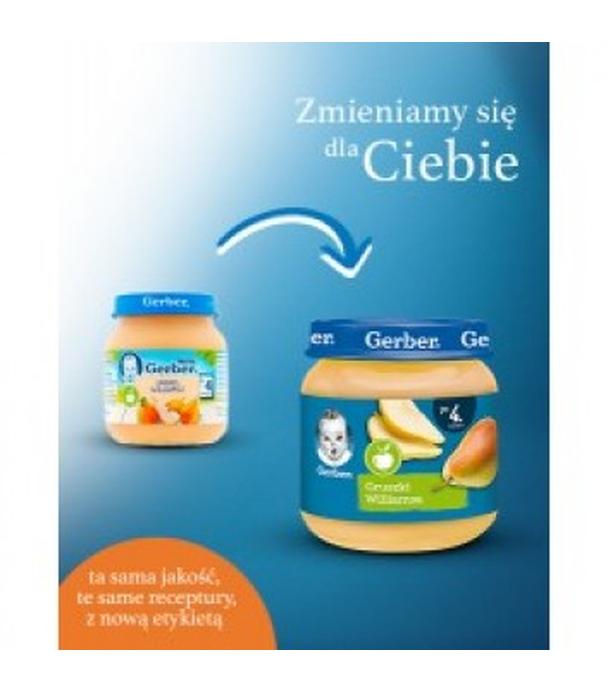 GERBER Deserek gruszki williamsa po 4 miesiącu - 125 g - nauka smaków - cena, opinie, właściwości
