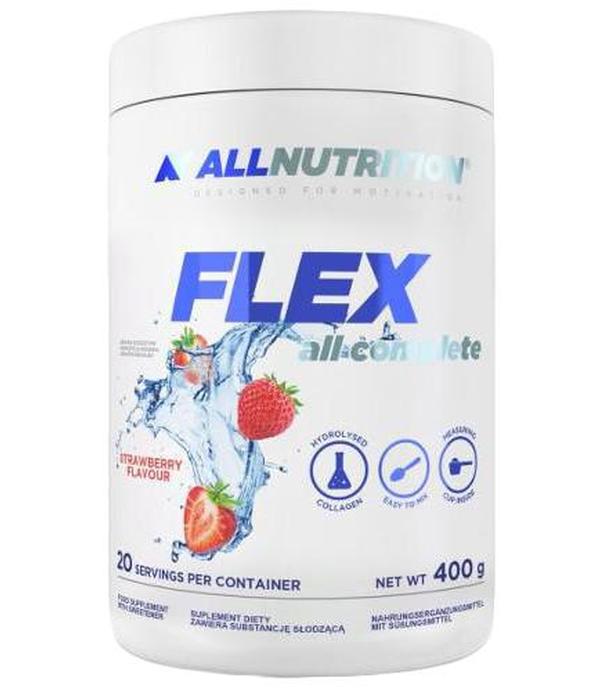 AllNutrition Flex all complete o smaku truskawkowym, 400 g, cena, opinie, składniki - ważny do 2025-10-31