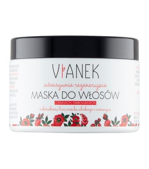 VIANEK Regenerująca maska do włosów ciemnych i farbowanych - 150 ml - ważny do 2025-10-31