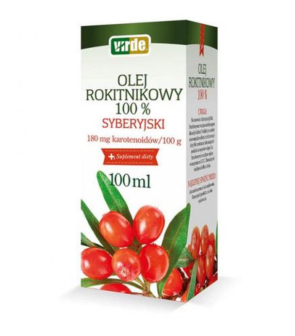 Virde Olej rokitnikowy 100% syberyjski, 100 ml