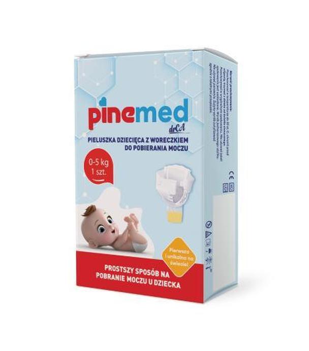 Pine Med Pieluszka z woreczkiem do pobierania moczu dziecięca 0-5 kg, 1 sztuka