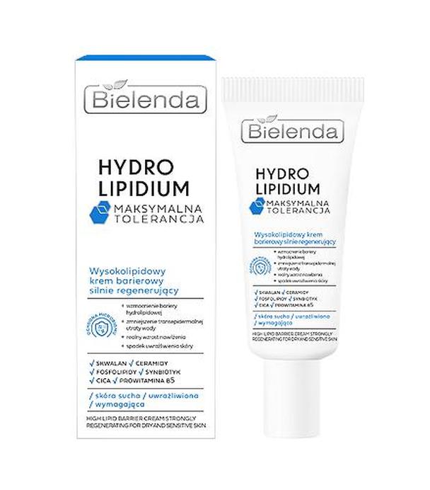 Bielenda Hydro Lipidium Maksymalna Tolerancja Wysoko-Lipidowy Krem barierowy silnie regenerujący, 50 ml