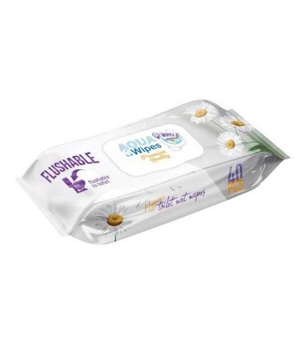 Aqua Wipes Premium Mokry Papier toaletowy, 40 szt., cena, opinie, właściwości