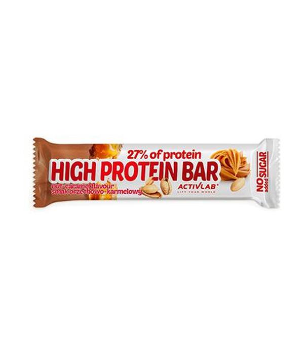 Activlab High Protein Bar smak arachidowo - karmelowy - 49 g - cena, opinie, wskazania - ważny do 2025-06-30