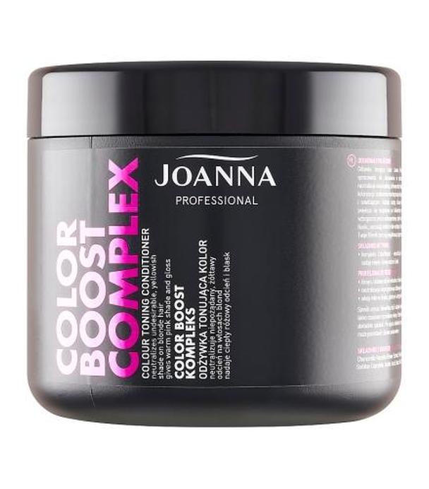 JOANNA PROFESSIONAL COLOR BOOST COMPLEX Odżywka różowa tonująca kolor, 500 g