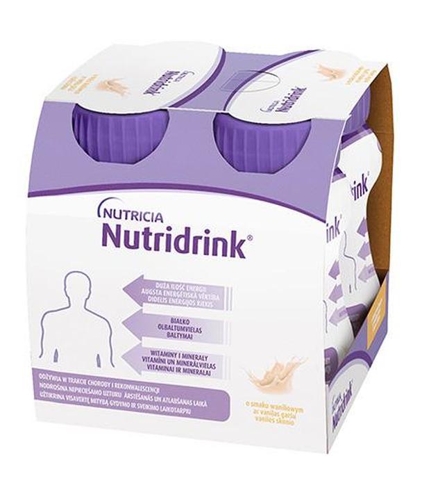Nutridrink, napój o smaku waniliowym, 4 x 125 ml - ważny do 2025-10-28