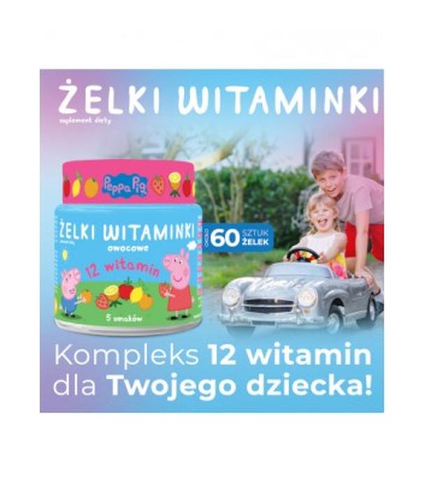 DOMOWA APTECZKA Żelki witaminki Świnka Peppa, 60 sztuk