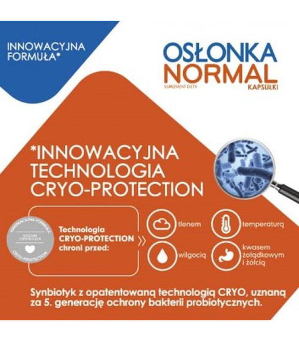 OSŁONKA NORMAL , 10 kaps., cena, wskazania, właściwości - ważny do 2025-06-30