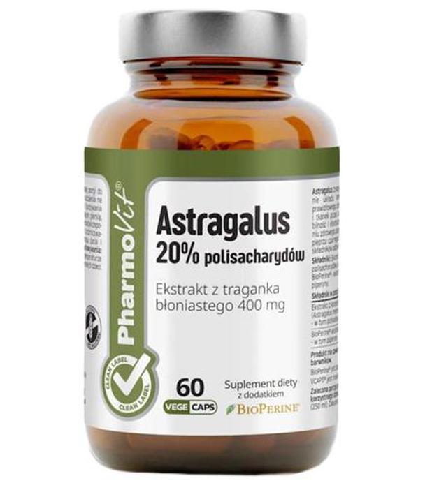 Pharmovit Astragalus 20% polisacharydów - 60 kaps. Na odporność - cena, opinie, wskazania